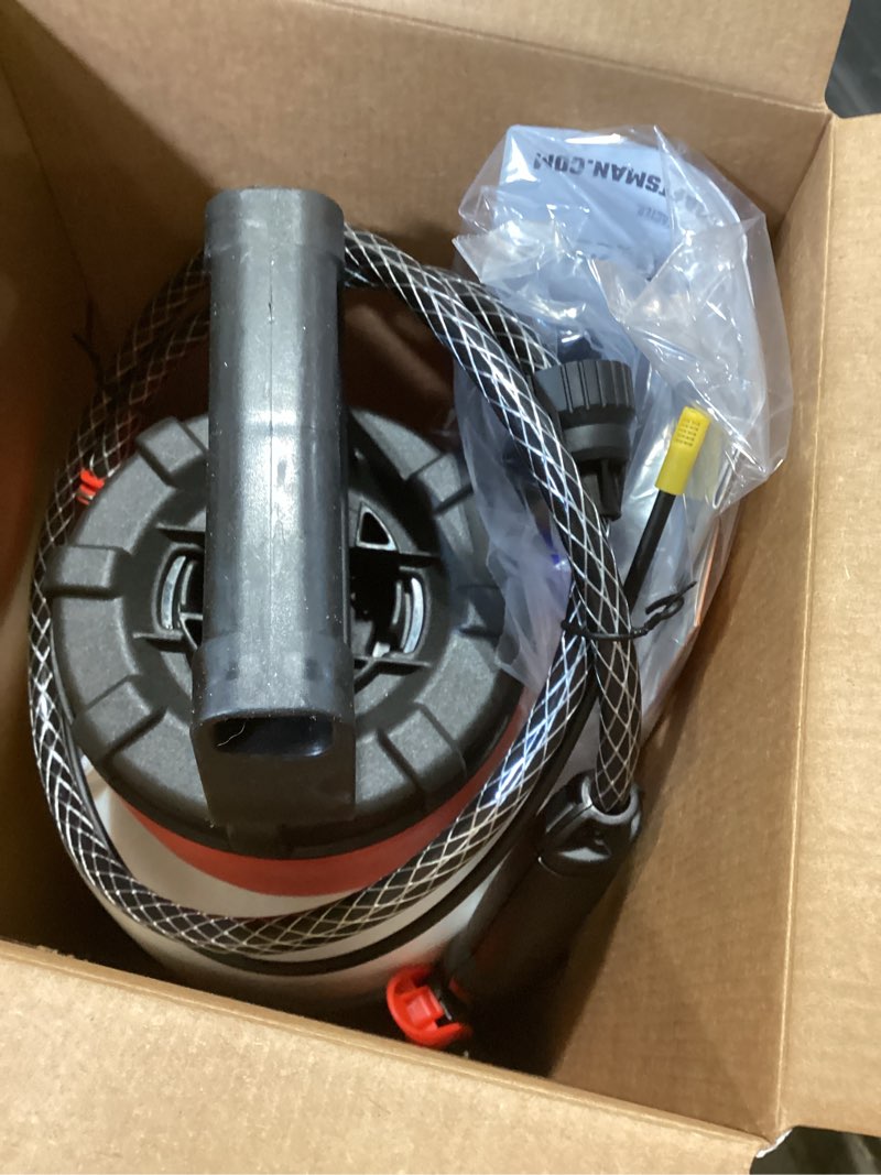 Condition photo showing As Is for craftsman 2 gallon, all purpose cleaning sprayer (cmxcafg190643)