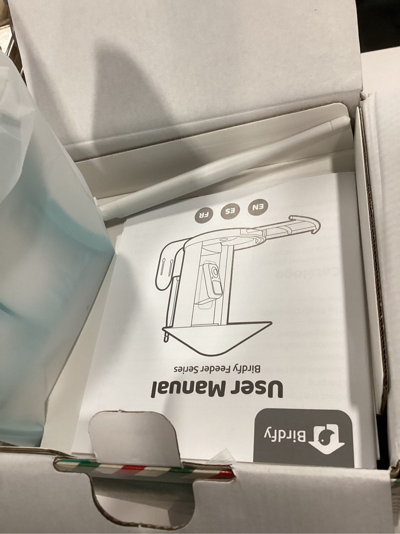 Condition photo showing New/Like New for NETVUE by Birdfy Smart Bird Feeder with Camera Solar Power, Smart AI Birdwatching Camera, Auto Capture & Notify, Clear Day & Color Night Video & Pictures, Ideal Gift for Lover