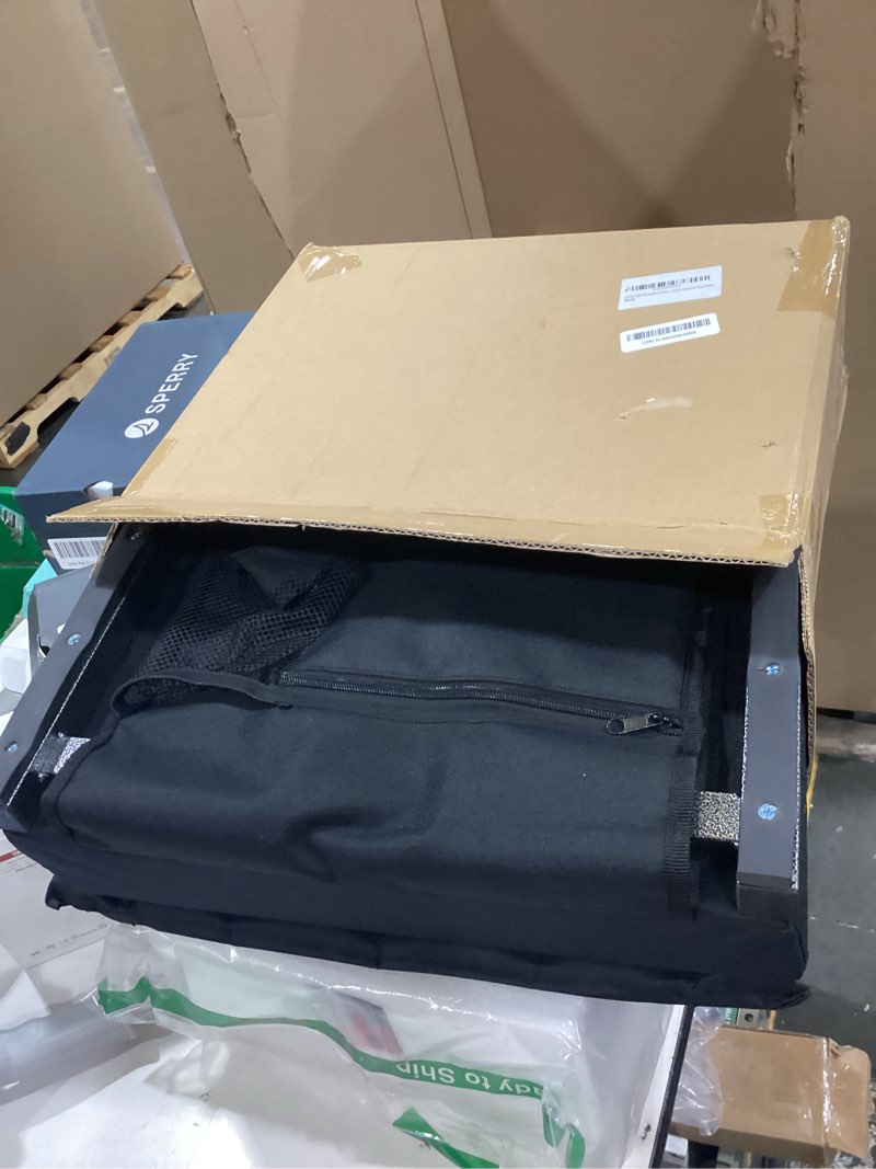 Condition photo showing Good Condition for SPORT BEATS Stadium Seats with Back Support Bleacher Chairs with Back and Cushion Thick Padded Bleacher Seats Includes Shoulder Strap Black 1pc Regular - 17" W x 12" D x 16.5" H Regular - 17"W x 12"D x 16.5"H Black 1