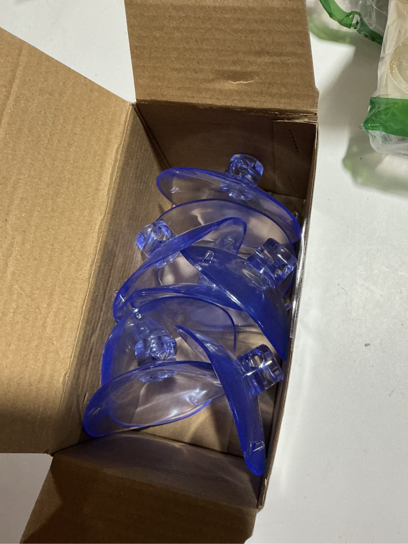 Condition photo showing Good Condition for tondiamo 8 pcs cat window perch suction cups, powerful window bed replacement suction cup for cat hammocks window seat supplies, 2 styles(vivid style)