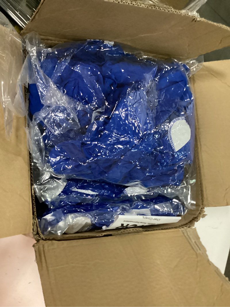 Condition photo showing New/Like New for vevor chair covers, polyester spandex chair cover, stretch slipcovers for wedding party dining banquet flat-front chair covers (royal blue-a, 50pcs) royal blue-a 50pcs
