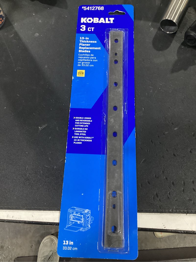 Condition photo showing Good Condition for kobalt 3ct 13-in thickness planer replacement blades