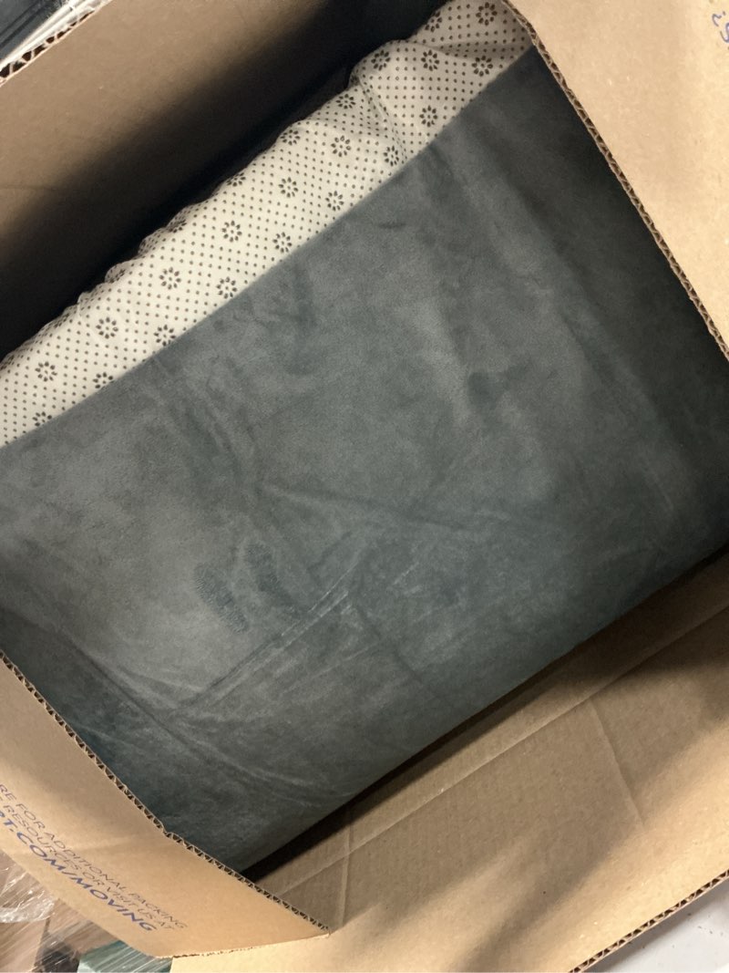 Condition photo showing As Is for Baby Play Mat 71 x 59, Thick Baby Play Mat for Floor, Ultra Soft Playpen Mat, Machine Washable Tummy Time Foam, Non-Slip Bottom Helps Cushion, for Kids, Infant and Toddler Crawling Grey 59x71 inch