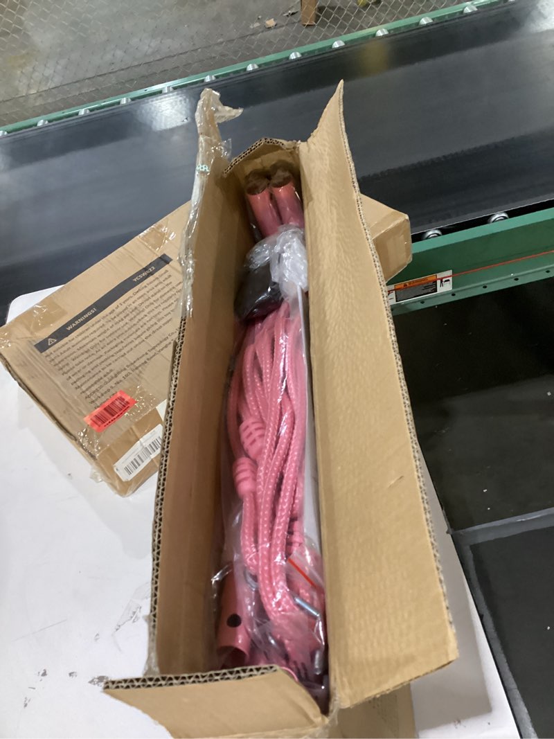 Condition photo showing New/Like New for 69" Giant Oval Tree Swing for Kids 700LBS Flying Platform Saucer Tree Swing Sets for Backyard Indoor with 2 Hanging Straps Pink