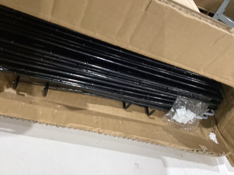 Condition photo showing Good Condition for diy modular cat enclosure 3x3x2 grid | extra large indoor cat playpen | foldable black wire metal cat cage with multi-level shelves | approx. (43.7" x 29.5" x 43.3") 29.5"l x 43.3"w x 43.7"h