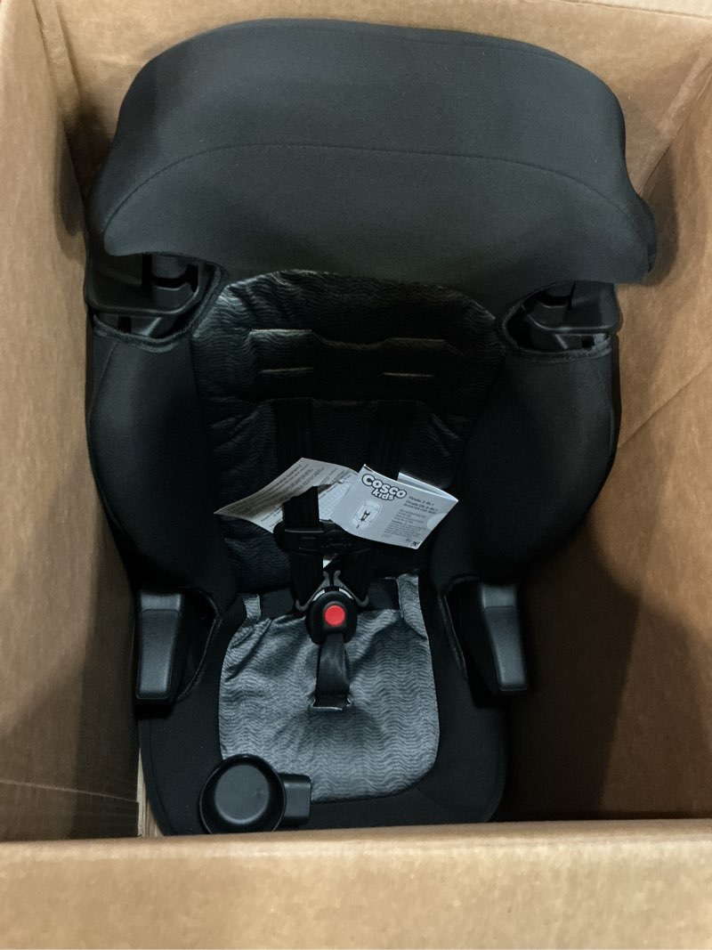 Condition photo showing Good Condition for cosco kids finale 2-in-1 toddler booster car seat, fiberwave ii, black/grey