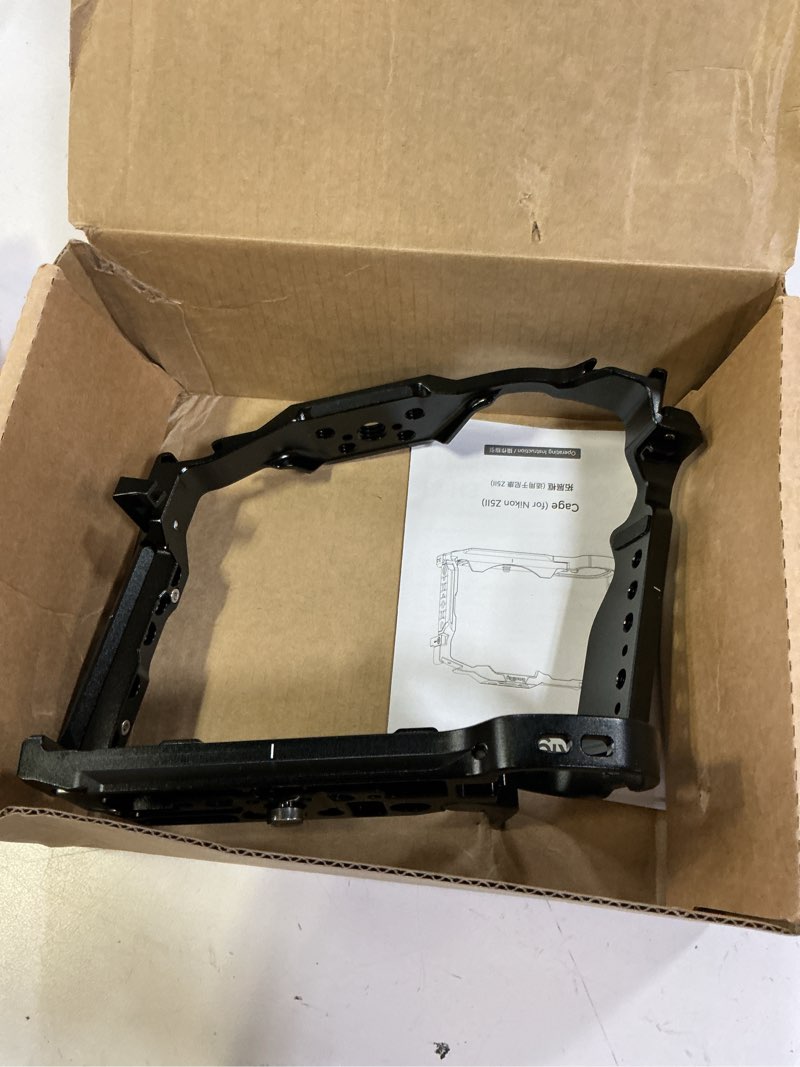 Condition photo showing Good Condition for smallrig cage for nikon z5 ii, z5, z6, z6ii, z7, z7ii, aluminum alloy camera cage with cold shoe mount, 1/4''-20 & 3/8''-16 threaded holes, quick release plate for arca-swiss, strap slots - 5257