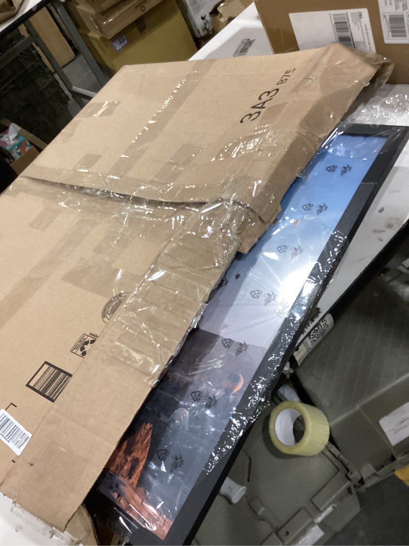 Condition photo showing Good Condition for 15x22 picture frame for poster photo picture, horizontal and vertical formats for wall hanging, 15 x 22 wall gallery poster photo frame for 15 by 22 photos posters, black black 15x22 inch