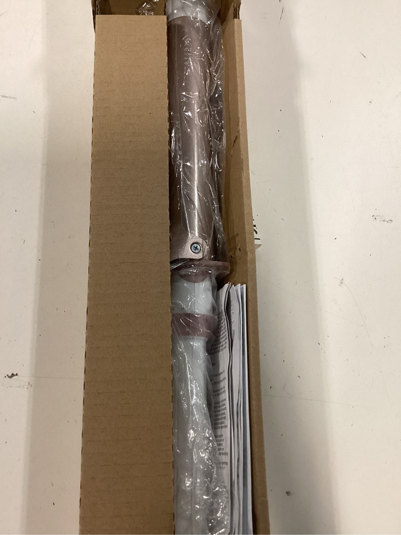 Condition photo showing Good Condition for conair double ceramic 1 ½-inch long barrel curling iron, 1 ½-inch barrel creates soft waves, hair waver for use on medium & long hair, white/rose gold