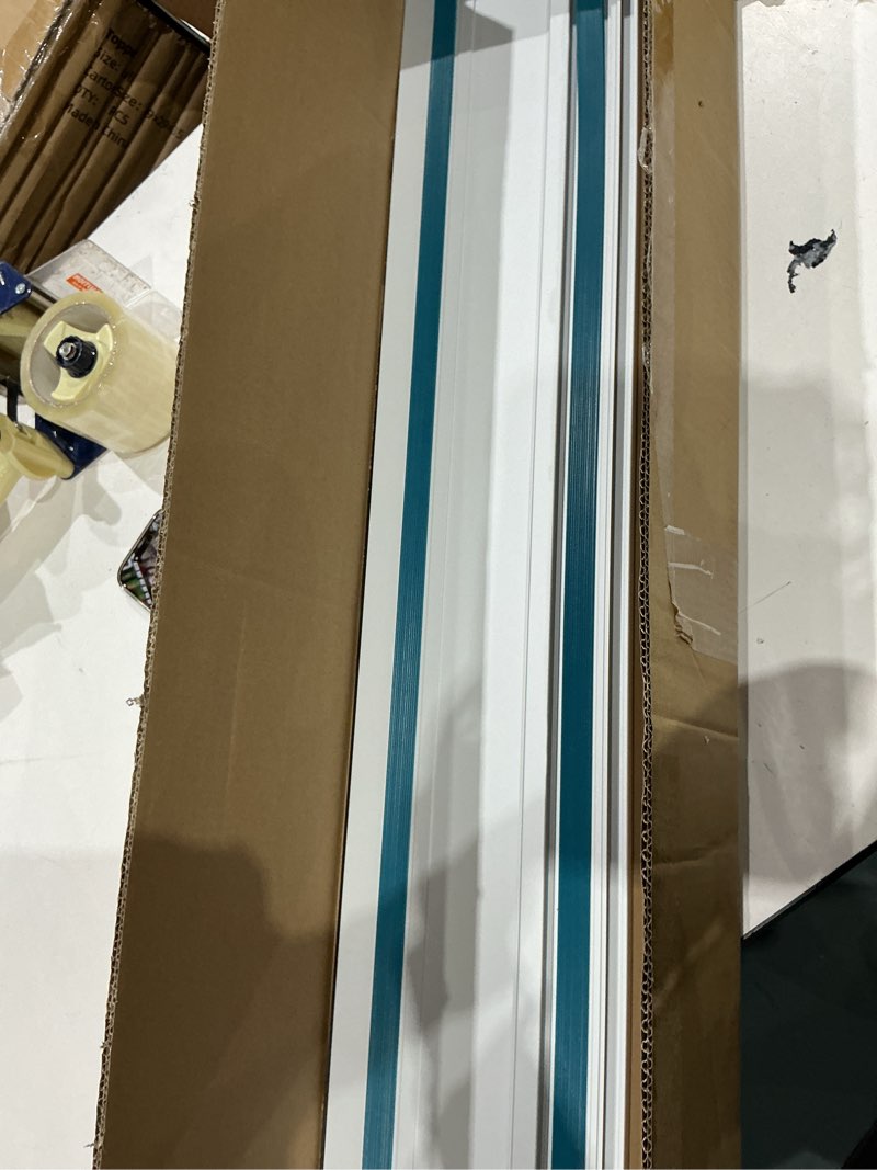 Condition photo showing New/Like New for 39 inch track saw guide rail for ma-kita 199140-0 track saws for festool track saw,39” aluminum guide rail for woodworker cuts,silver