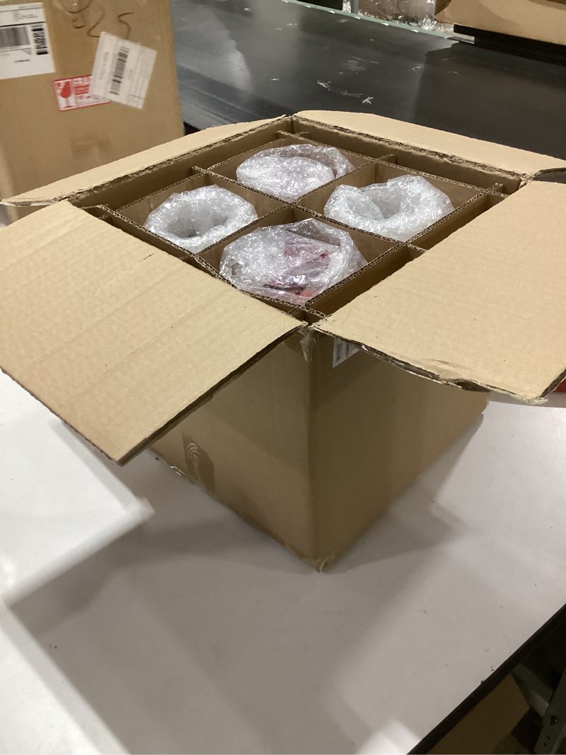 Condition photo showing New/Like New for Pflatzgraff Winterberry Wine Goblets, Set Of 4, Clear, 13 fluid ounces 13 Ounces Multicolor