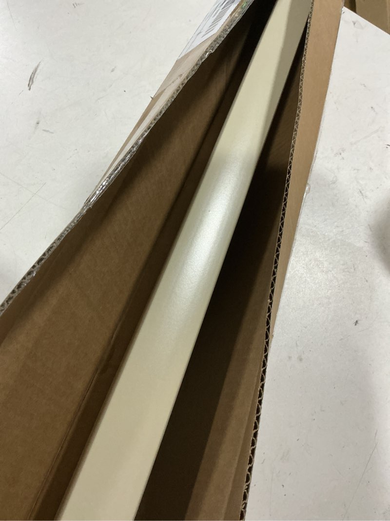 Condition photo showing As Is for lazblinds cordless cellular shades, blackout privacy honeycomb shades for home, thermal insulation noise reduction blinds for windows, 32'' w x 64'' h, cream blackout-cream 32'' w x 64'' h