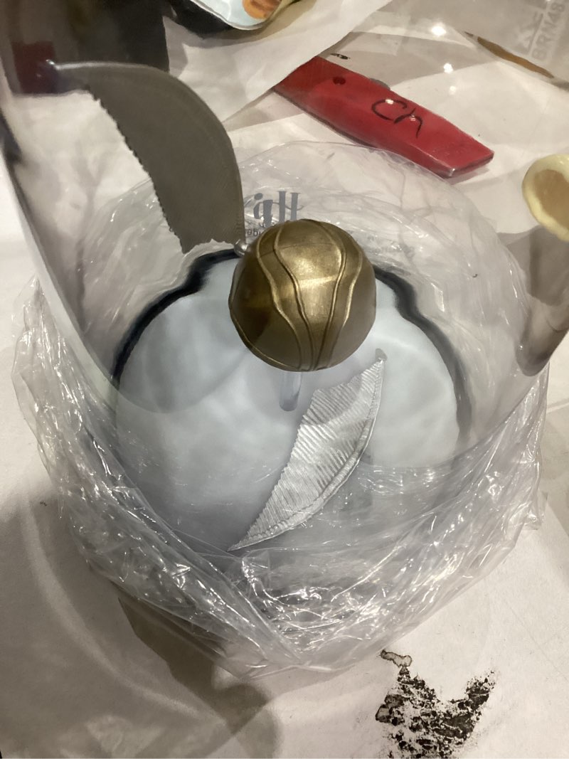 Condition photo showing As Is for Paladone Harry Potter Levitating Golden Snitch Light, Touch Activated Desk Lamp Accessories, Officially Licensed Harry Potter Decor Gifts & Collectibles Harry Potter Light