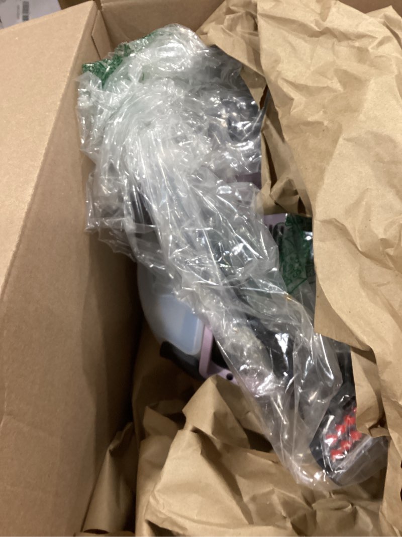 Condition photo showing As Is for BISSELL Little Green Mini Cordless Portable Carpet and Upholstery Deep Cleaner, Car/Auto Detailer, with HydroRinse Self-Cleaning Tool and 4" Tough Stain Tool, Limited Edition Color Dusk Pink, 4015F Limited Edition Dusk