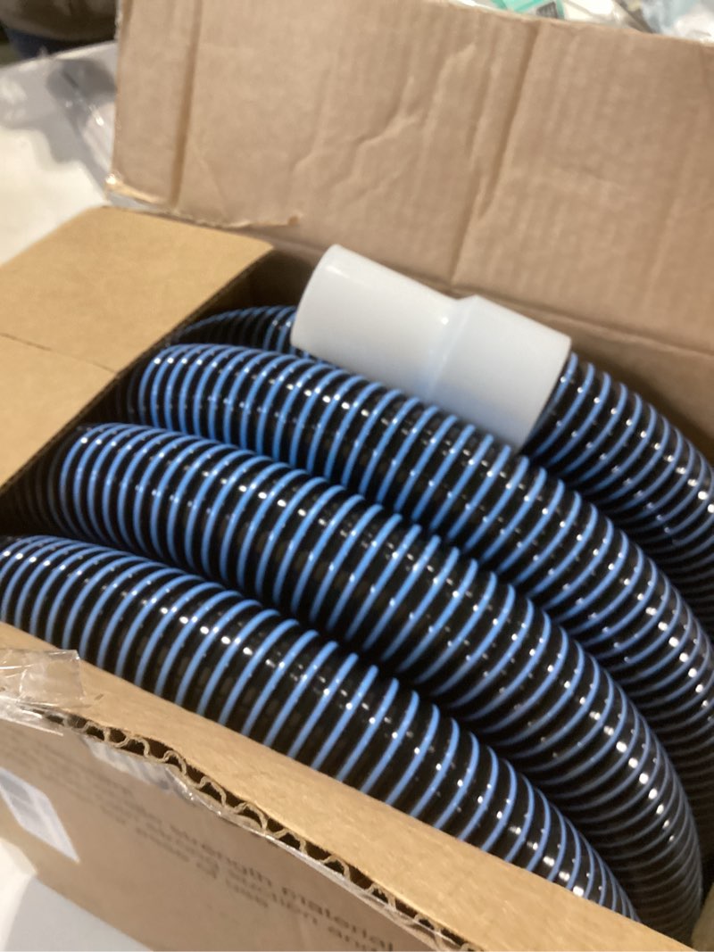 Condition photo showing Good Condition for pool vacuum hose with swivel cuff 1-1/4" diameter 27ft flexible heavy duty pool vacuum cleaning hose perfect for above&in ground swimming pool