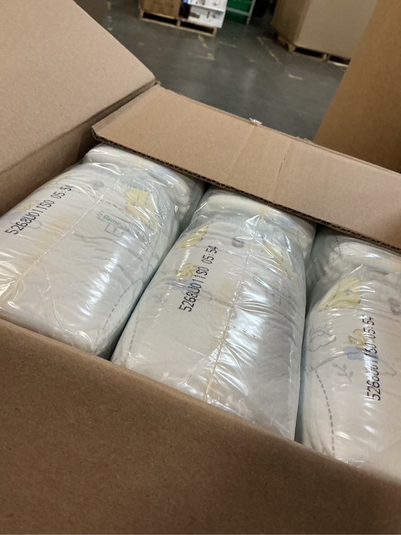 Condition photo showing Good Condition for pampers swaddlers diapers, size 1 (8-14 lbs), 198 count, absorbent, keeps baby dry and comfortable, skin safe disposable baby diaper (packaging may vary) size 1 198