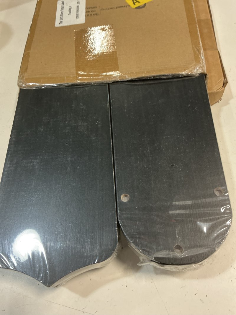 Condition photo showing New/Like New for lineshading 10 pack 16 1/2" replacement fan blades for 42" ceiling fan waterproof weatherproof blades replacement for broken substitution replacing indoor summer (black) black 42 inch