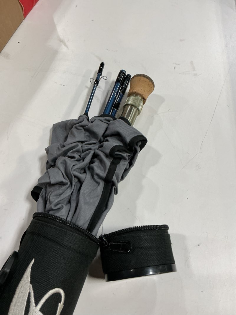 Condition photo showing As Is for aventik fly fishing rod 9ft 4 piece fly rod with carrying case for saltwater travel fly fishing rod for walleye bass carp trout - tip fast action in 7/8/9/10/11/12 weight 9'0'' lw7