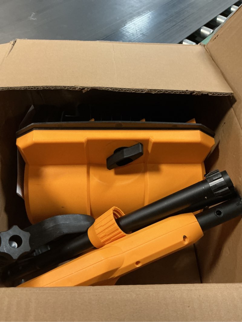 Condition photo showing As Is for 12" Cordless Snow Shovel Compatible with Dewalt 20V Max Battery(NO Battery) Electric Snow Shovel with Directional Plate & Adjustable Front Handle, Cordless Snow Blower for Driveway/Patio/Sidewalk