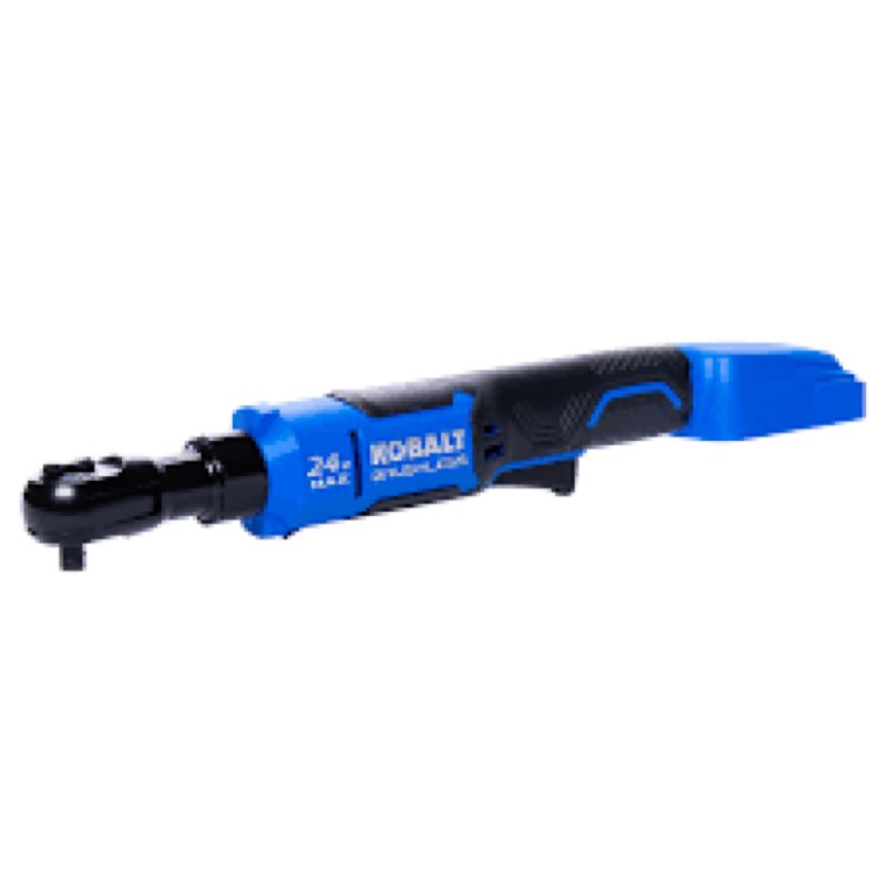   kobalt 24-volt variable speed brushless 3/8-in drive cordless ratchet wrench (battery not included and charger not included) in blue 