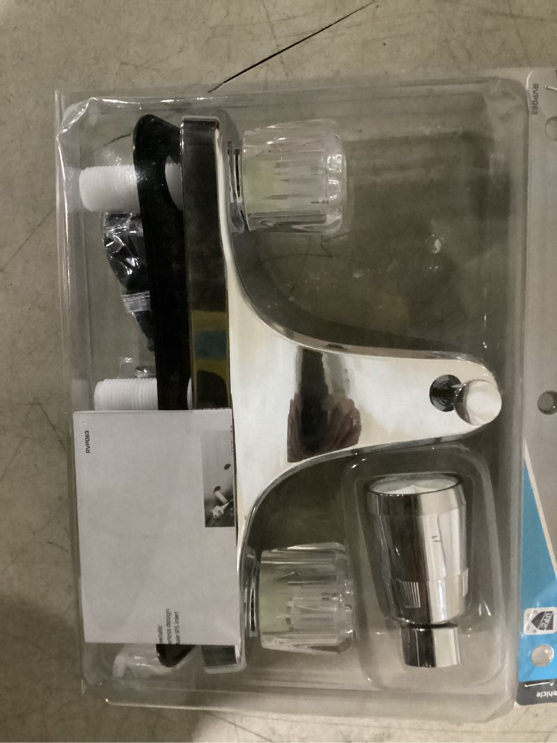 Condition photo showing Good Condition for road & home chrome 2-handle bathtub and shower faucet with valve