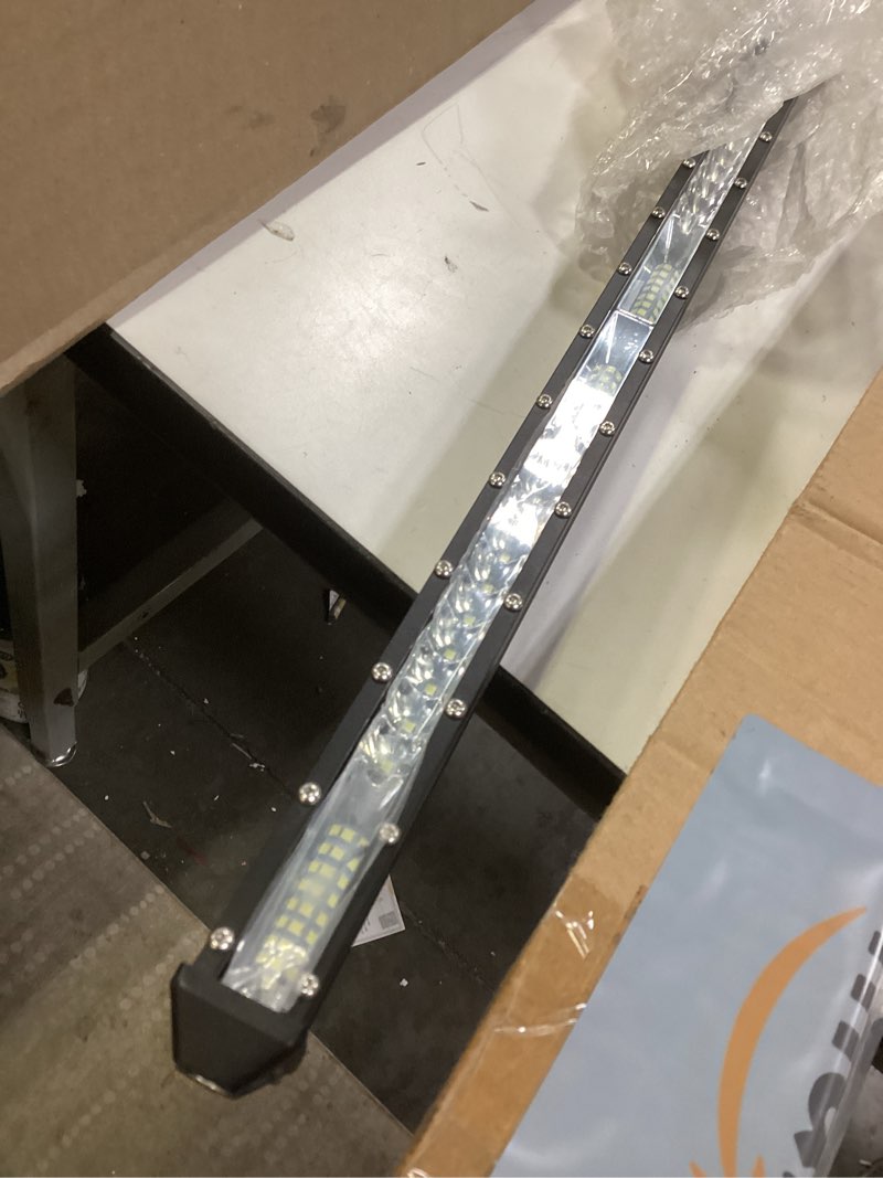 Condition photo showing As Is for Sanman 30 Inch Led Light Bar Ultra Slim Off Road Light Bar Flood Spot Combo Driving Light for SUV UTV ATV Trucks 1PCS