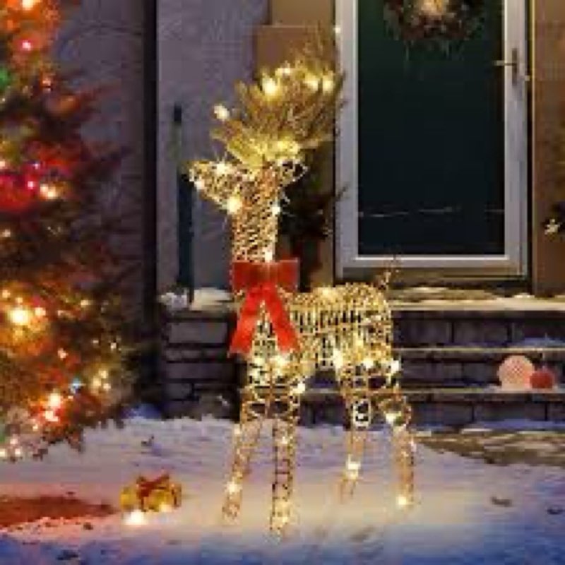 Christmas Decorations Standing Reindeer