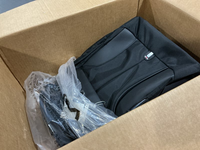 Condition photo showing Good Condition for Rolling Backpack,Waterproof Backpack with Wheels for Business and Travel Commuter, Carry on Backpack with Laptop Compartment, Fit 17 Inch Laptop, Wheeled Backpack for Adults Black 20IN