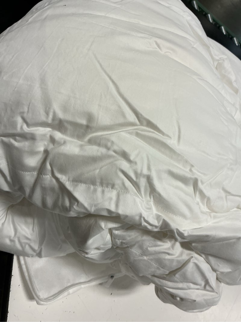 Condition photo showing Good Condition for premium down alternative comforter, king/cal king, white
