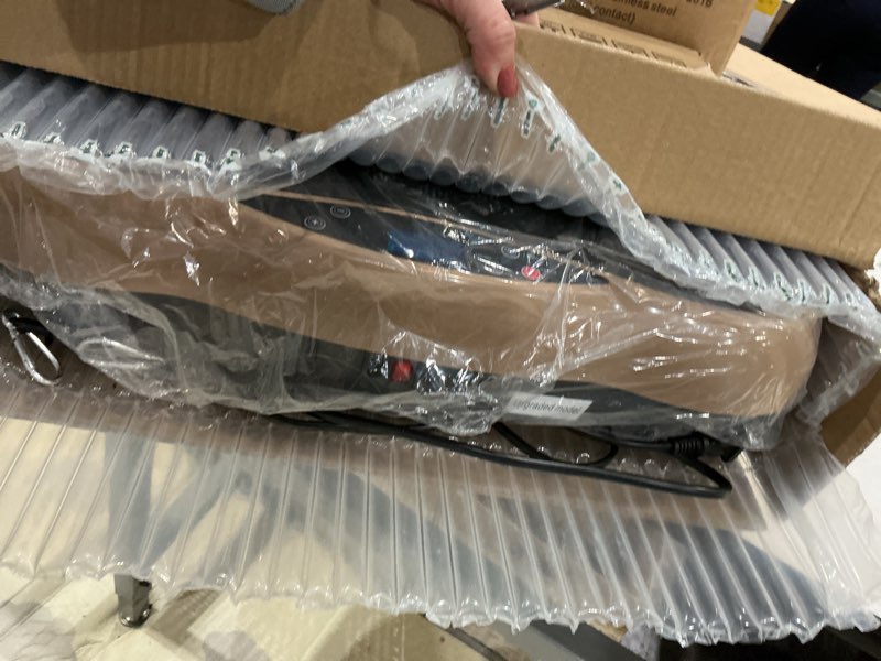 Condition photo showing Good Condition for vibration plate exercise machine, health & fitness full body vibration platform, portable vibration plate platform for weight loss home fitness, lymphatic drainage, w/resistance bands+remote red