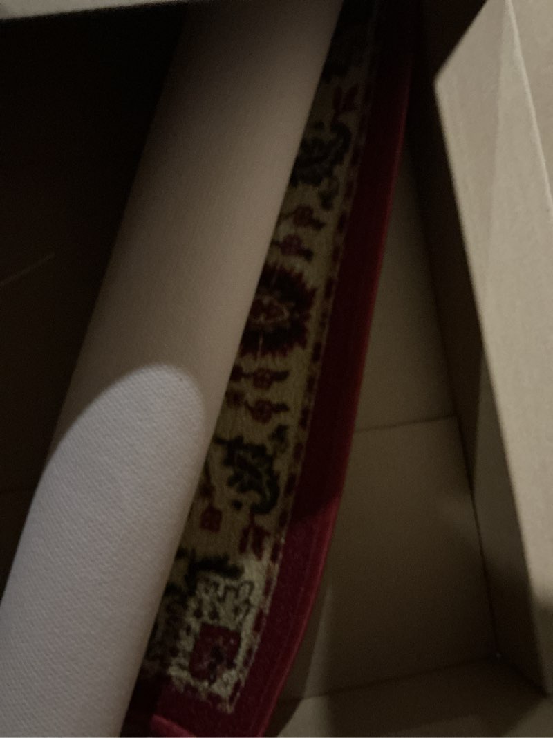 Condition photo showing Good Condition for Ottomanson Rugs for Entryway 2'3" x 3' Non Slip Oriental Small Area Rugs Durable Front Door Mat Rug Stain Resistant Entrance Rugs for Bathroom Kitchen Bedroom & Living Room, Red Oriental Red/Beige 2'3" x 3' (Mat)