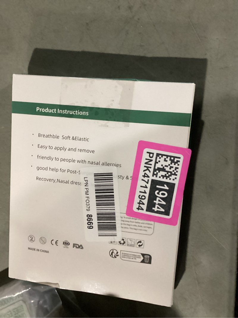 Condition photo showing New/Like New for nose bandages 14 pcs elastic nasal bandage after surgery external nasal dressing holder with high absorption, white