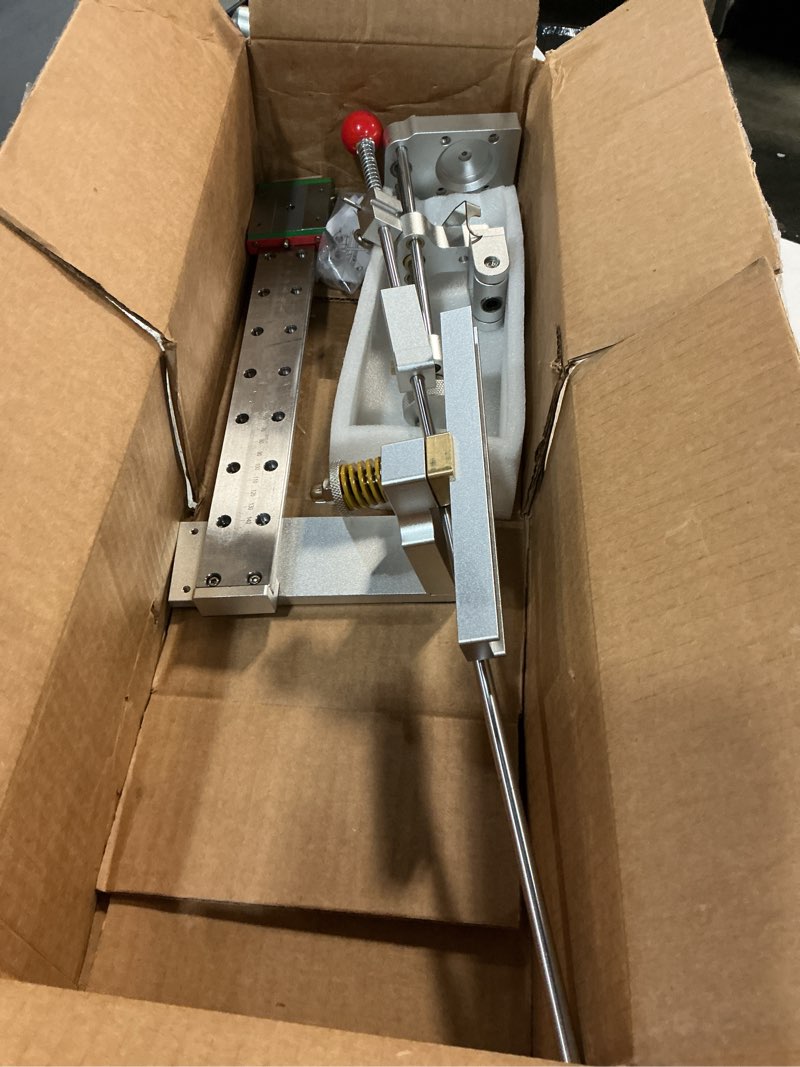 Condition photo showing As Is for Professional Knife Sharpener with 6 Whetstones,360° Flipping Angle Adjustable Design,Fixed-Angle High Precision Grinder Sharpening with Dual Clamps,072SV Silver