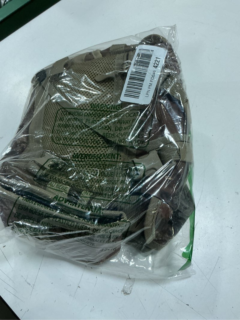 Condition photo showing As Is for Binocular Harness Chest Pack with Rangefinder Pouch, Bino Harness with Rain Cover for Hunting Large