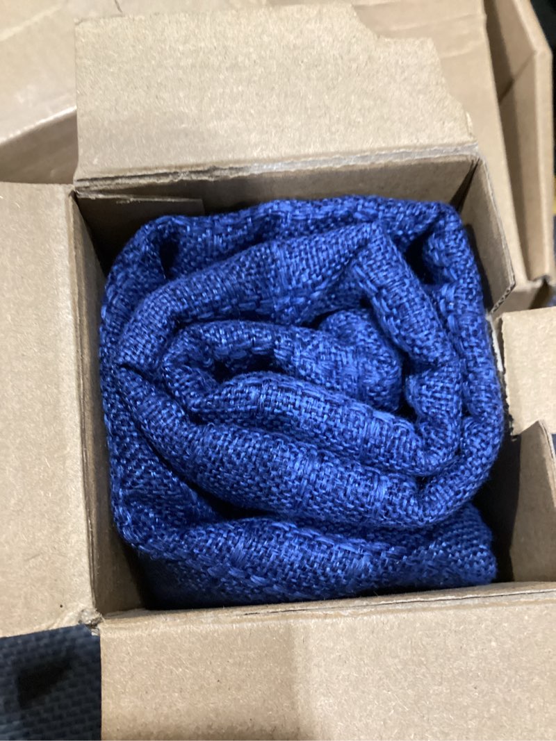 Condition photo showing Good Condition for kevin textile outdoor waterproof pillow covers checkered decorative cushions sham throw pillowcases shell for patio tent garden couch bed sofa 22x22 inch blue 22" x 22" (pack of 2) blue