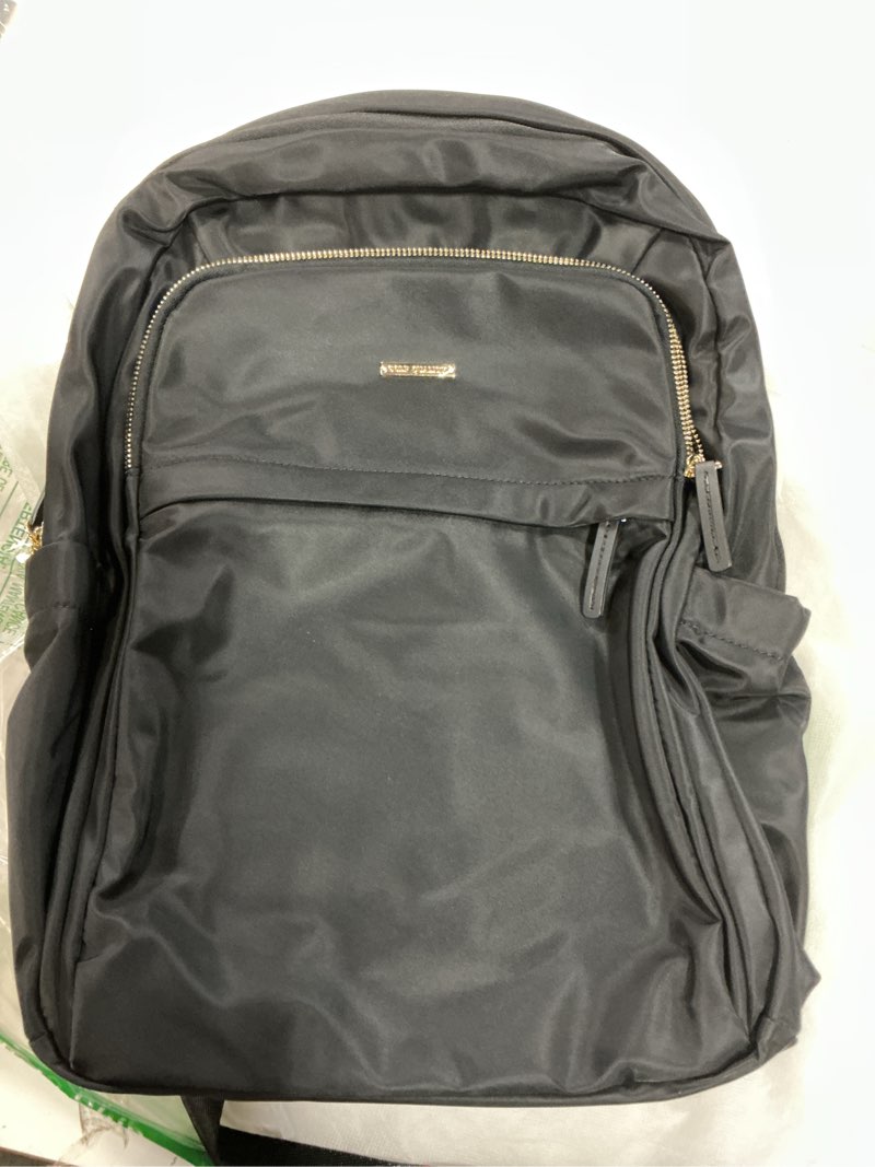 Condition photo showing New/Like New for travel backpack for women personal carry on bag business weekender hiking multilayer laptop bag,16 inch,black upgrade-black 16 inch