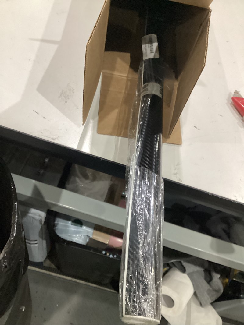 Condition photo showing As Is for vvivid epoxy high gloss black carbon vinyl automotive wrap film diy easy to install no mess (2ft x 5ft)