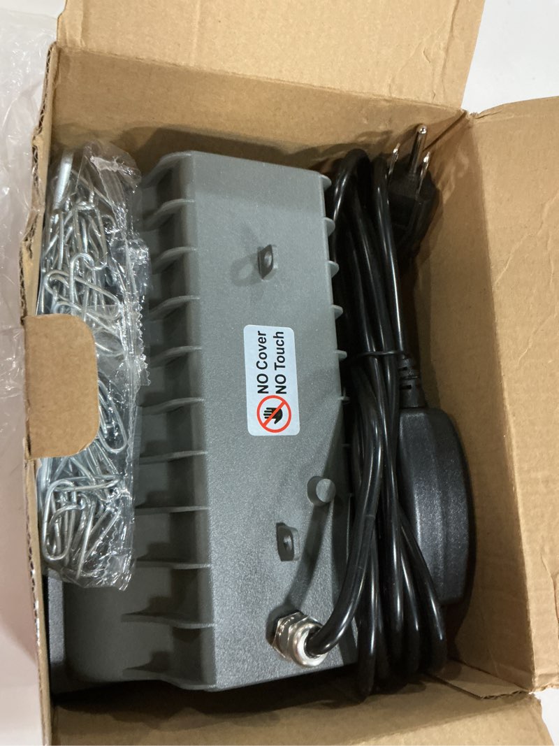 Condition photo showing Good Condition for Chicken Coop Heat Lamp, 300W Brooder Heater for Chicks 9.84ft Cord UL Passed Carbon Fiber Bulbs Heater with Adjustable Hanging Height for Livestock Supplies Indoor Warmer Gray