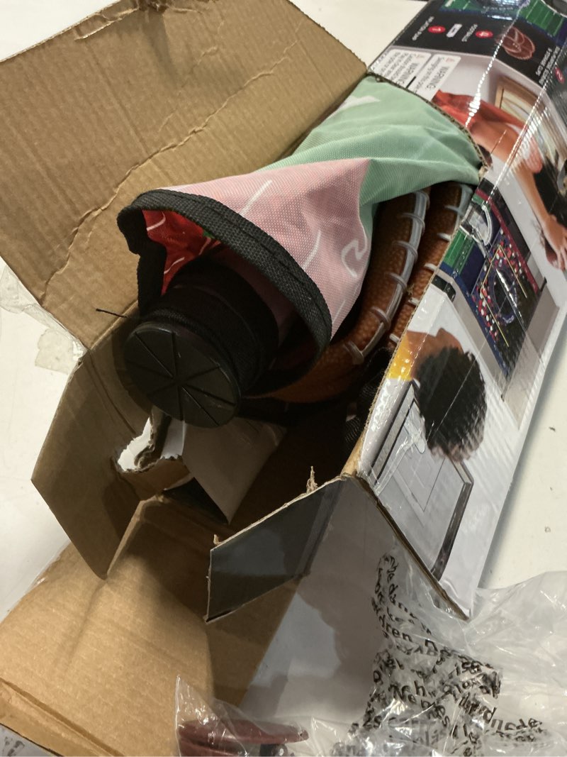 Condition photo showing Good Condition for Franklin Sports NFL Mini Football Toss Target Game - NFL Door Jam Football Over The Door Target + (4) Mini Balls Set - 3 Hole Throwing Game for All Ages - Practice Passing + Aim