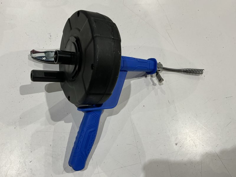 Condition photo showing As Is for kobalt 1/4-in x 25-ft high carbon wire hand auger for sink