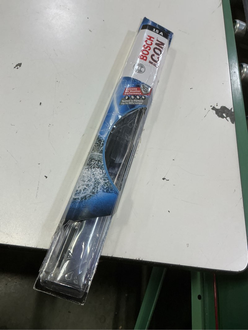 Condition photo showing Good Condition for bosch 15a icon premium beam wiper blade; 15" - single