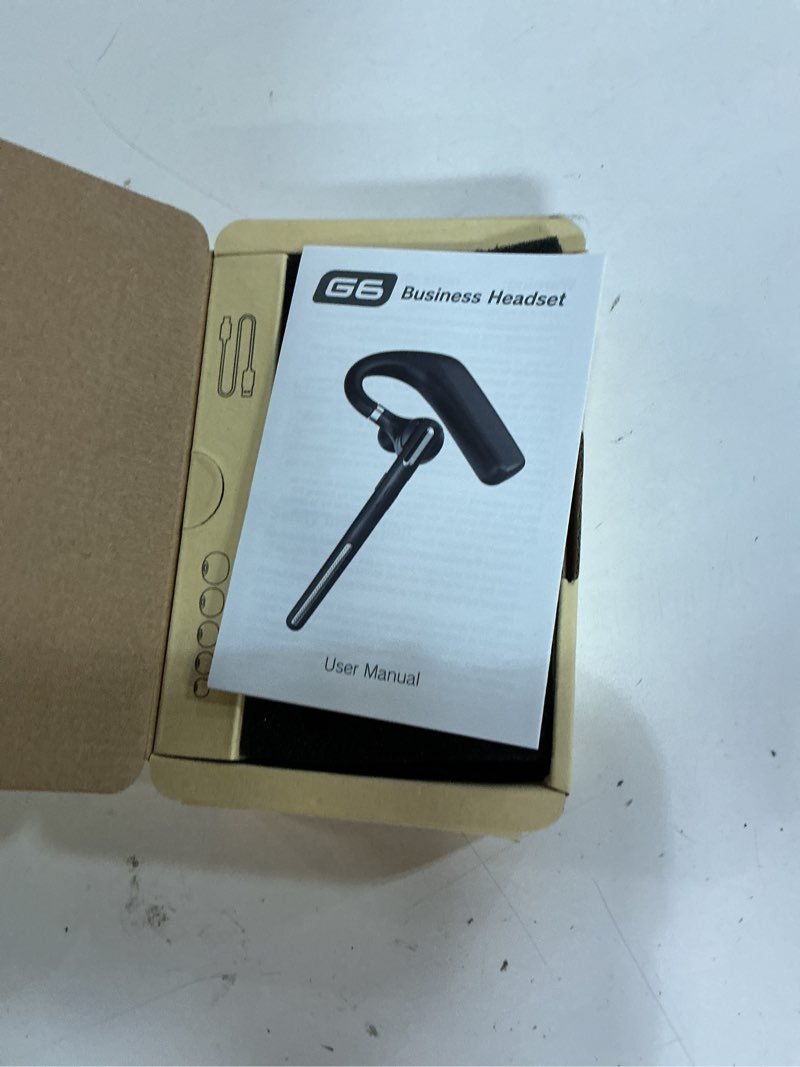 Condition photo showing Good Condition for kendir bluetooth headset v5.4, wireless bluetooth earpiece with cvc8.0 dual mic noise cancelling 110 hours talktime for cell phone/iphone and android headphones for trucker/driver/business