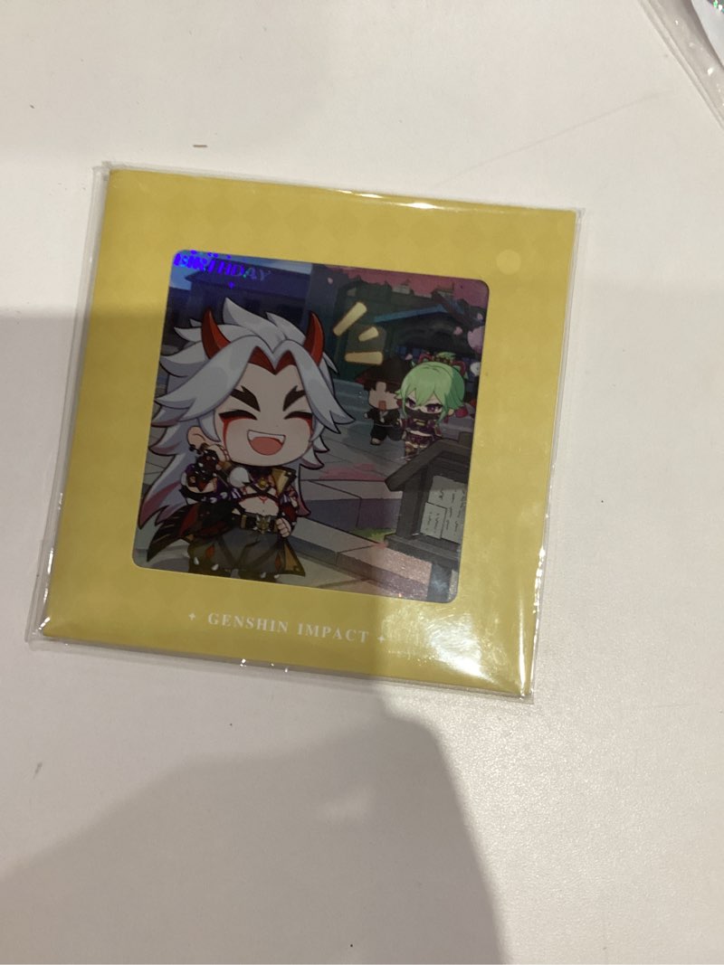 Genshin Impact Heartfelt Wishes Series Acrylic Fridge Magnet - Arataki Itto