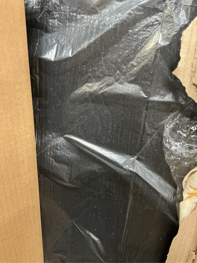 Condition photo showing Good Condition for 8Ft Plastic Folding Table Heavy Duty Portable Folding Tables 400 lbs, Wood Grain Tabletop for Working Meeting Parties, Picnic, Camping, Garden Dining (Black)