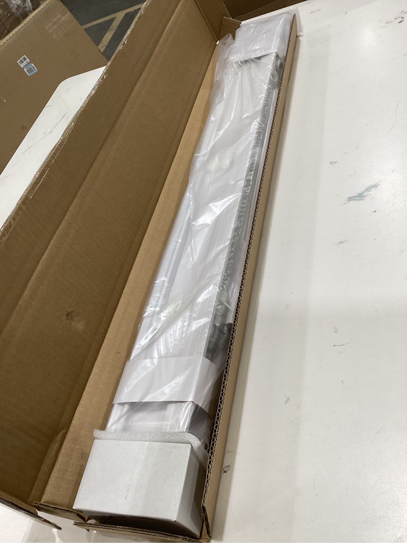 Condition photo showing New/Like New for UNISHADES Blinds for Indoor Windows 1" Vinyl L-Shaped Slats Cordless Mini Blinds for Home, 28" W × 36" H - White White 28" W × 36" H