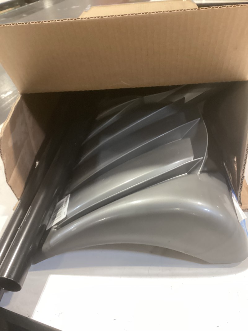 Condition photo showing Good Condition for Suncast 24” Steel Core Snow Pusher with Curved Resin Blade, D-Grip Handle, Steel Shaft, Heavy-Duty Snow Removal Tool for Effortless Clearing, Made in The USA