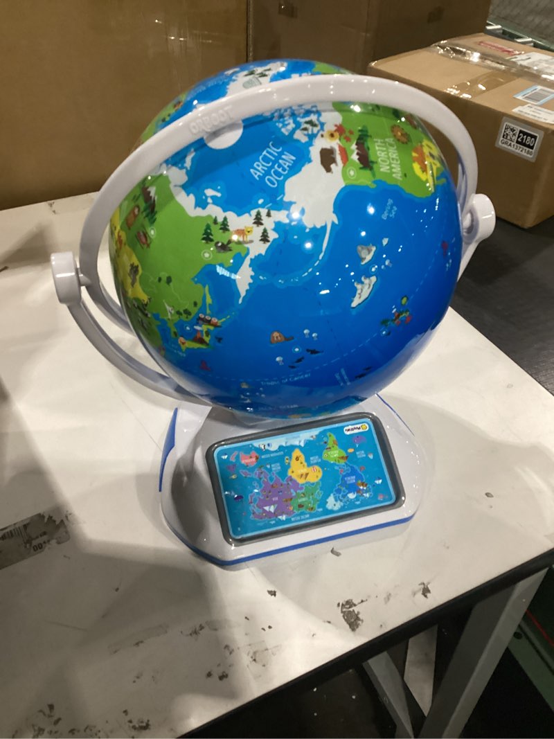 Condition photo showing As Is for PlayShifu Interactive Globe for Kids – Orboot Earth Explorer: Tech Powered Interactive Globe for Kids | Smart Gift for Ages 4+ | 400+ Wonders, 1000+ Facts | Constellation Mode & Fun Games | Magic Stylus | Educational STEM Toys for the future scientists Orboot Explorer