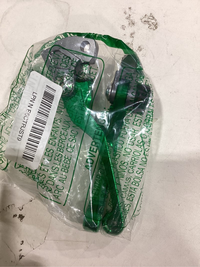 Condition photo showing New/Like New for jfg racing dirt bike foldable clutch brake levers,clutch lever breakaway levers for kx65 00-24/kx85 01-24/kx100 01-21/kx250 00-04/kx125 00-05/kx112 22-24/kx500 kx250f 2004-green