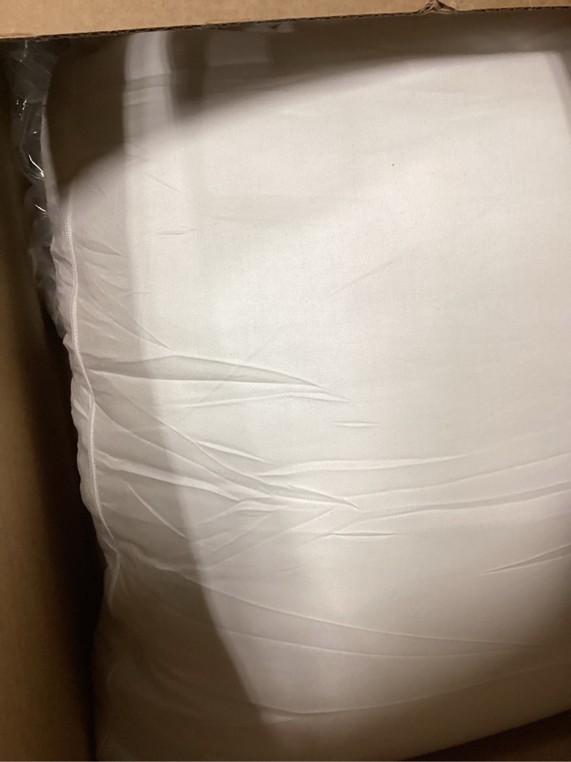 Condition photo showing Good Condition for ACCURATEX Pillows King Size Set of 2, Hybrid Shredded Memory Foam Pillow[Adjustable Loft], Fluffy Down Alternative Fill Removable Cotton Cover, Firm Supportive Pillow for Side Back Sleepers White King (Pack of 2)