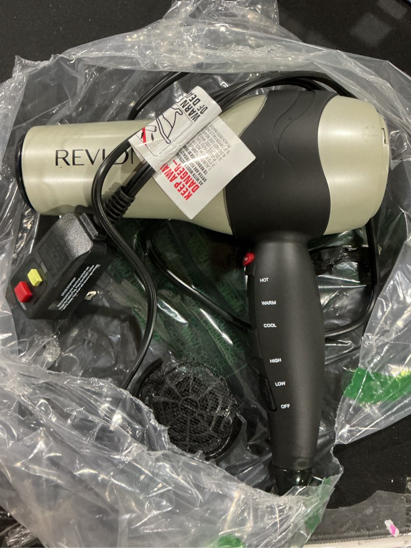 Condition photo showing Good Condition for REVLON Turbo Hair Dryer | 1875 Watts of Maximum Shine, Fast Dry (Silver)